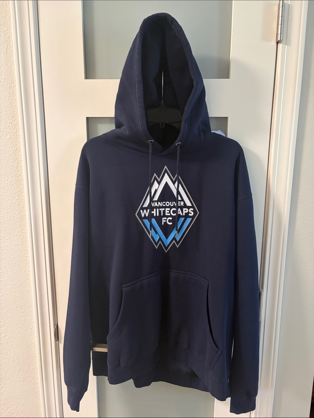 Fanatics Navy Vancouver Whitecaps FC Pullover Hoodie
